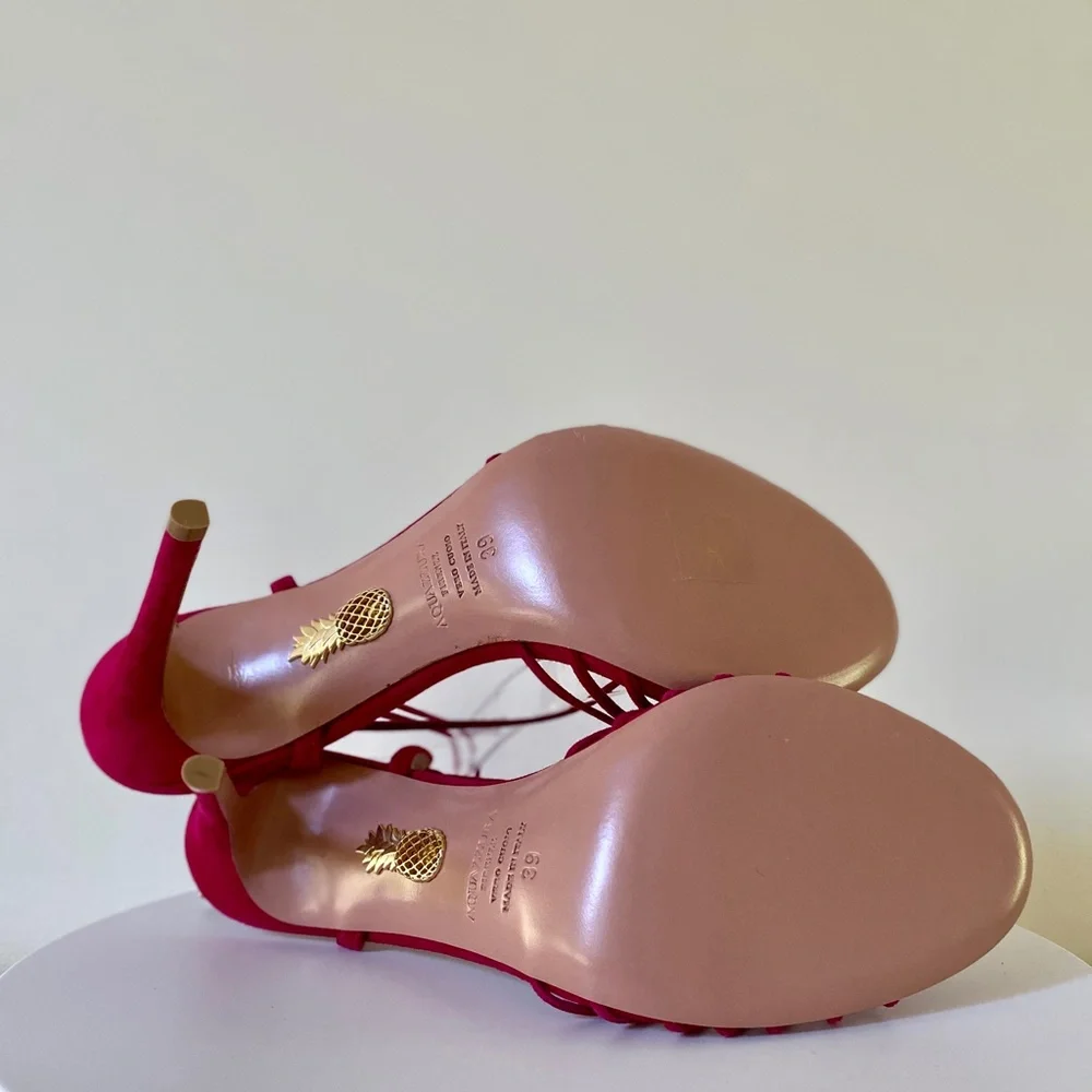 Aquazzura suede stiletto